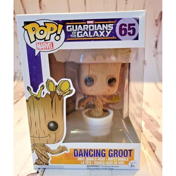 Funko Pop Marvel Guardians of the Galaxy Dancing Baby Groot #65 Bobble H… - Picture 1 of 6